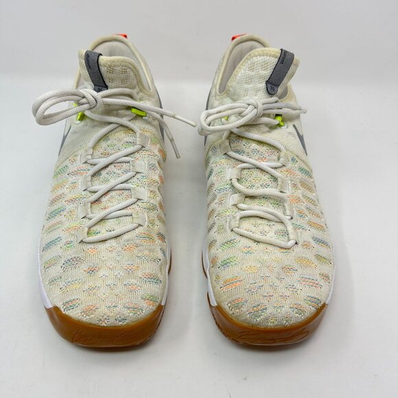 Nike Kevin Durant KD 9 Summer Pack Gum White Shoes Mens Size 9.5 843392-900